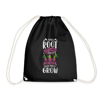 Épines de cactus d’été - Sac de sport léger - noir - Devant