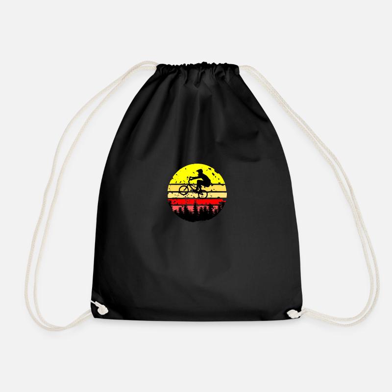 bmx - Drawstring Bag - black