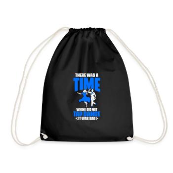 Funny There Was A Time When I Did Not Tap Dance A - Drawstring Bag - black - Front