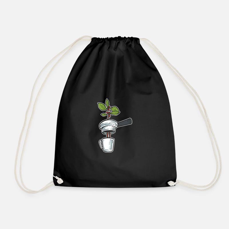 Kaffee -Espresso Barwoman Gift - Turnbeutel - Schwarz