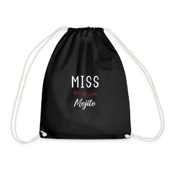 Miss Mojito - Sac de sport léger - noir - Devant
