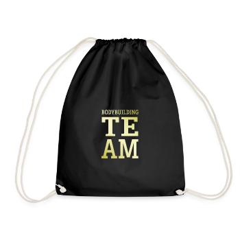 Équipe de musculation - Sac de sport léger - noir - Devant