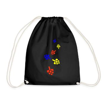 Icône de bière tapoteuse - Sac de sport léger - noir - Devant
