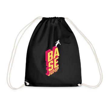 Basejumping - saut extreme - Sac de sport léger - noir - Devant