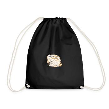 Persian Mom Katze Herzdesign - Turnbeutel - Schwarz - Vorne
