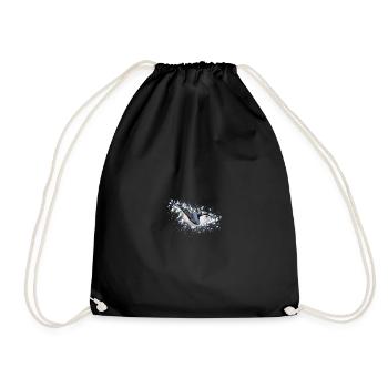 Carolina nuthatch bird biologist ornithologist animal - Drawstring Bag - black - Front