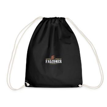 fauconnerie citation pub chasse - Sac de sport léger - noir - Devant