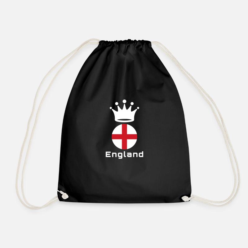England - Drawstring Bag - black