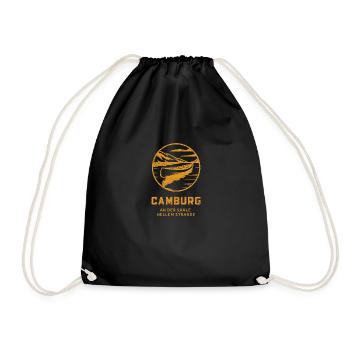 Ostthüringen Merch - Camburg - Turnbeutel - Schwarz - Vorne