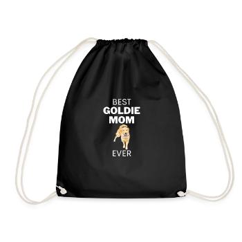 Chiens Maman Goldie Fête des Mères Golden Retriever - Sac de sport léger - noir - Devant