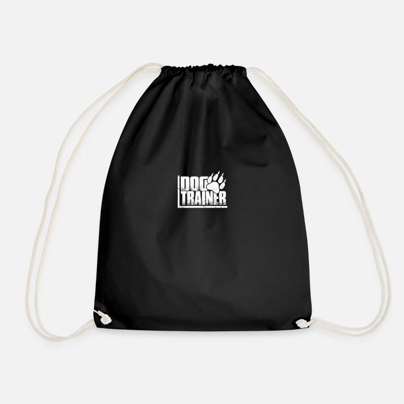 Dog Trainer Hundeshirt - Turnbeutel - Schwarz