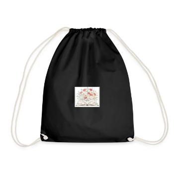 Books - Drawstring Bag - black - Front