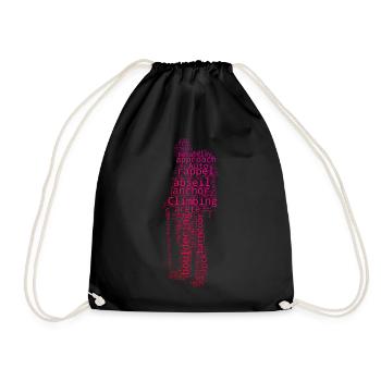 Escalade Escalade Hommes Bloc Femmes - Sac de sport léger - noir - Devant