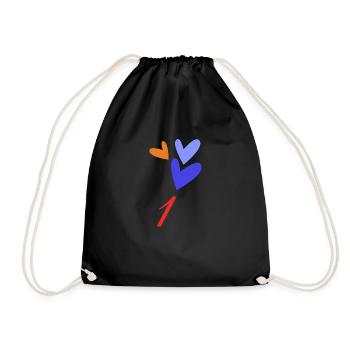 1. 1 AN. 1er ANNIVERSAIRE. ANNIVERSAIRE 1 AN - Sac de sport léger - noir - Devant