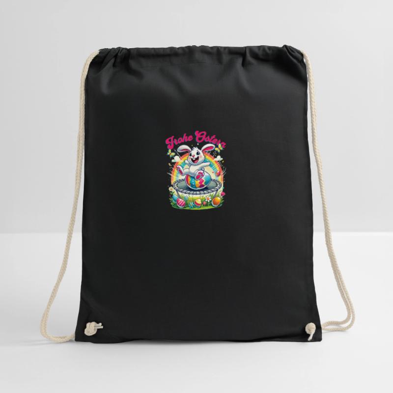 Easter Happy Easter Easter Bunny Easter Egg Spring Drawstring Bag