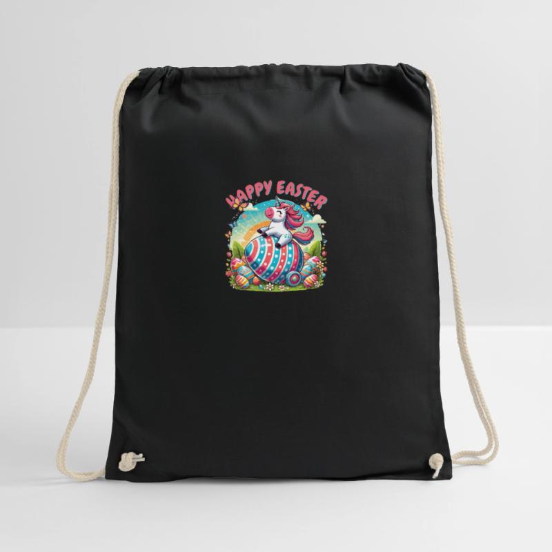 Easter Happy Easter Easter Bunny Easter Egg Spring Drawstring Bag