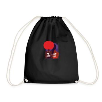 Don't shoot women Don't shoot women Geschenk Inspi - Turnbeutel - Schwarz - Vorne