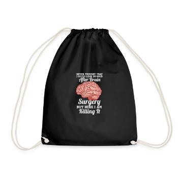 Look Good After Brain Surgery - Turnbeutel - Schwarz - Vorne