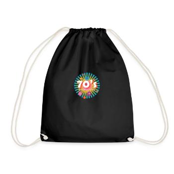 Elite 70s Nation Logo - Turnbeutel - Schwarz - Vorne