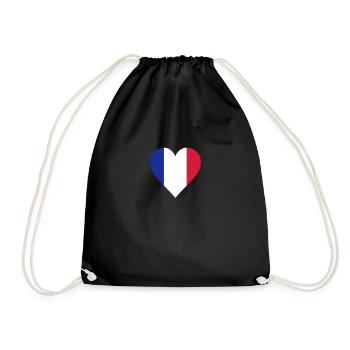 coeur France - Sac de sport léger - noir - Devant