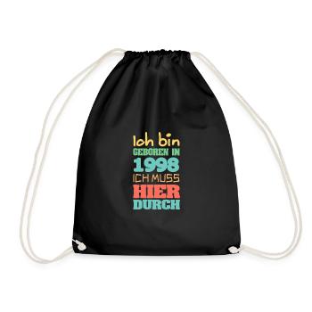 en 1998 - Sac de sport léger - noir - Devant