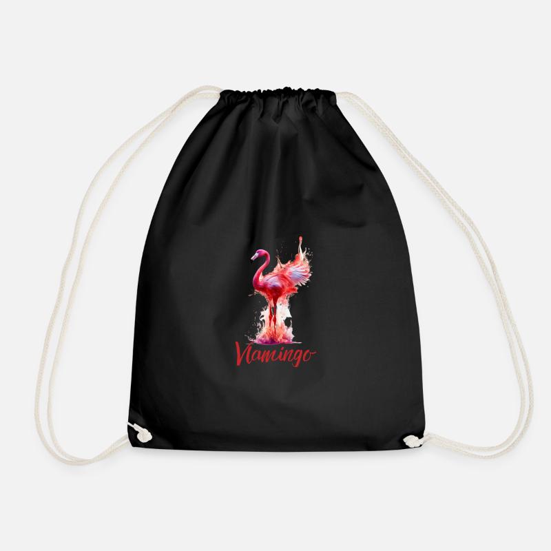 Vlamingo. Flämische T-Shirts - Turnbeutel - Schwarz