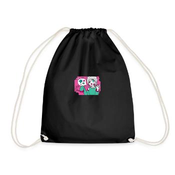 SelfieMood - Drawstring Bag - black - Front