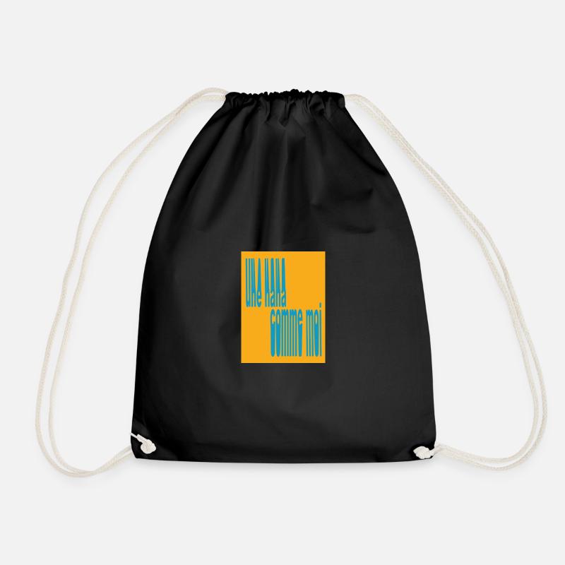 A CHICK LIKE ME - Drawstring Bag - black