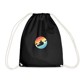 Kayak Water Sports - Drawstring Bag - black - Front