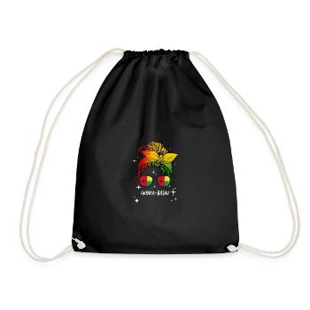 Guinea-Bissau - Drawstring Bag - black - Front