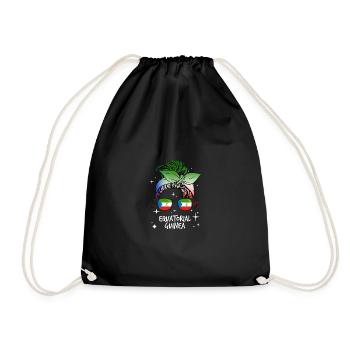Guinée équatoriale - Sac de sport léger - noir - Devant