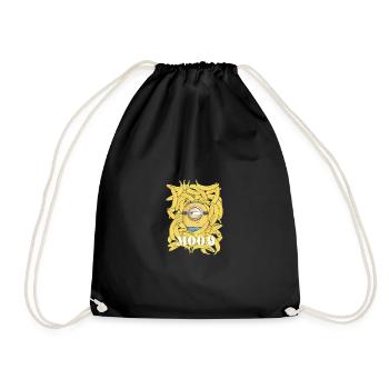 Minions One Eyed Minion Banana Mood - Drawstring Bag - black - Front