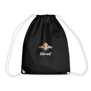 Rétro Bee Tolerant Biene Be Tolerant - Sac de sport léger - noir - Devant