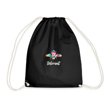 Tie Dye Bee Tolerant Biene Be Tolerant - Sac de sport léger - noir - Devant