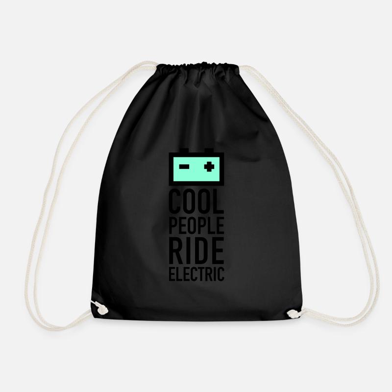 batery_2f - Drawstring Bag - black