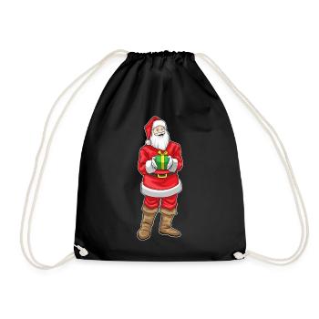 Forfait Noël Père Noël - Sac de sport léger - noir - Devant