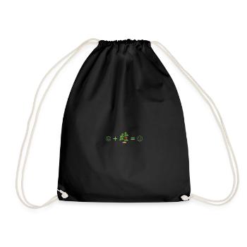 Les plants de tomates rendent le jardinage de tomates heureux et amusant - Sac de sport léger - noir - Devant