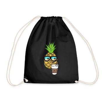 Holiday - Drawstring Bag - black - Front