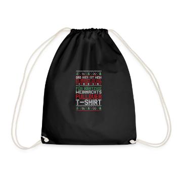 Père Noël Noël laid Noël - Sac de sport léger - noir - Devant
