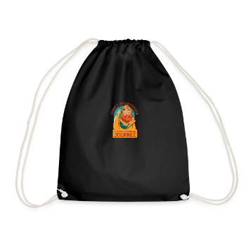 Donnez-moi un poisson et Je mange pendant, une jou - Turnbeutel - Schwarz - Vorne