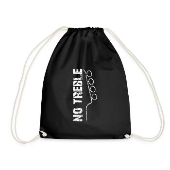 Basses, Pas d’aigus, Tonalités basses, Slapping Lignes de basse - Sac de sport léger - noir - Devant
