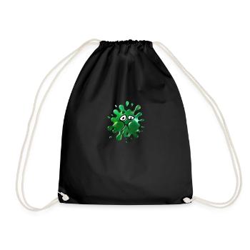 Slimey malade - Sac de sport léger - noir - Devant
