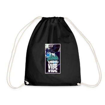 Ambiance fleurie Aloha - Sac de sport léger - noir - Devant
