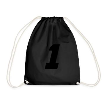 1 - Sac de sport léger - noir - Devant
