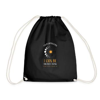 I'm A Capricorn I Can Be The Bes... - Drawstring Bag - black - Front