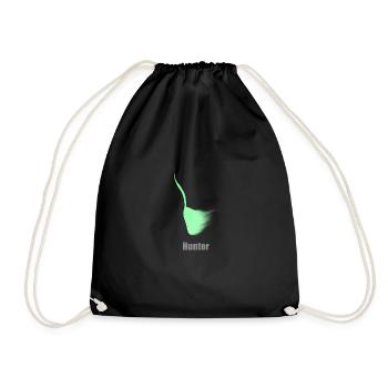 Hunter - Drawstring Bag - black - Front