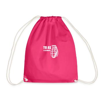 Grenada - Weapons and Ammunition - Drawstring Bag - fuchsia - Front