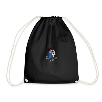 Nicaraguan girl, nicaragua - Drawstring Bag - black - Front