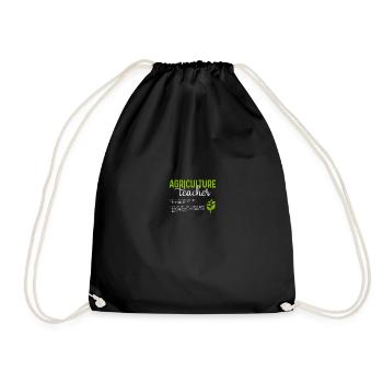 Agriculture Teacher definition, Agriculture Teache - Drawstring Bag - black - Front