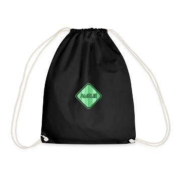Amélie en tant que fille - Sac de sport léger - noir - Devant